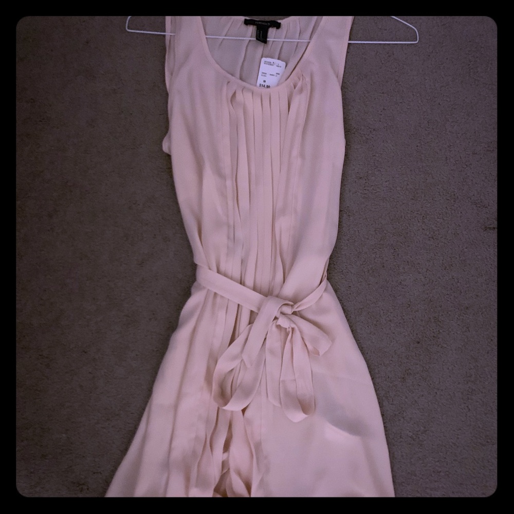 Pink sheer dress